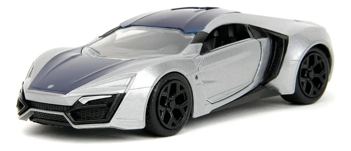 Pink Slips Lykan Hypersport 1:32 Jada Plateado Azul
