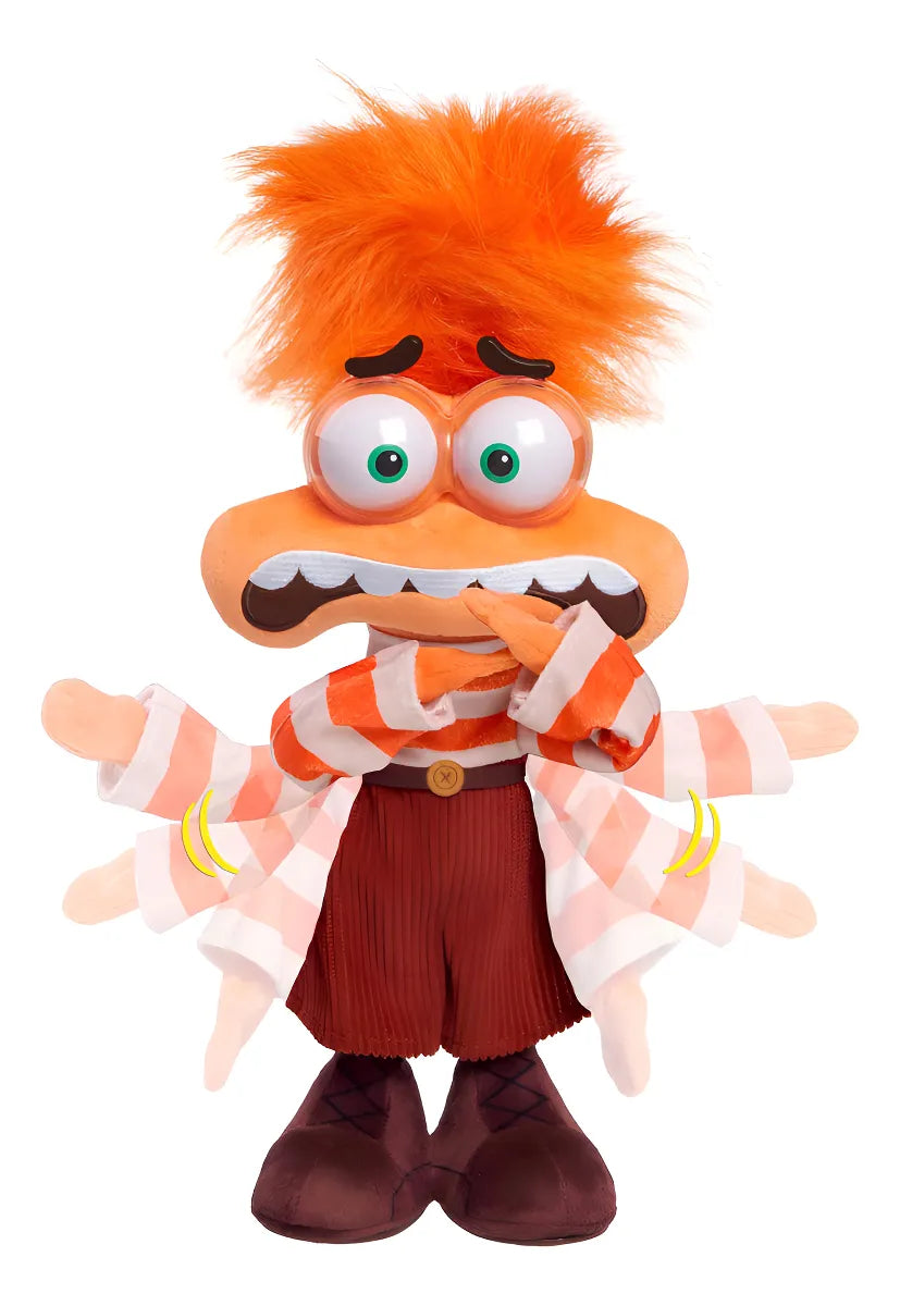 Inside Out 2 Peluche De Ansiedad Just Play Intensamente Color Naranja