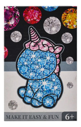 Diy Diamond Cute Doll Unicorn Silver Green Dd119 15cm Yaali