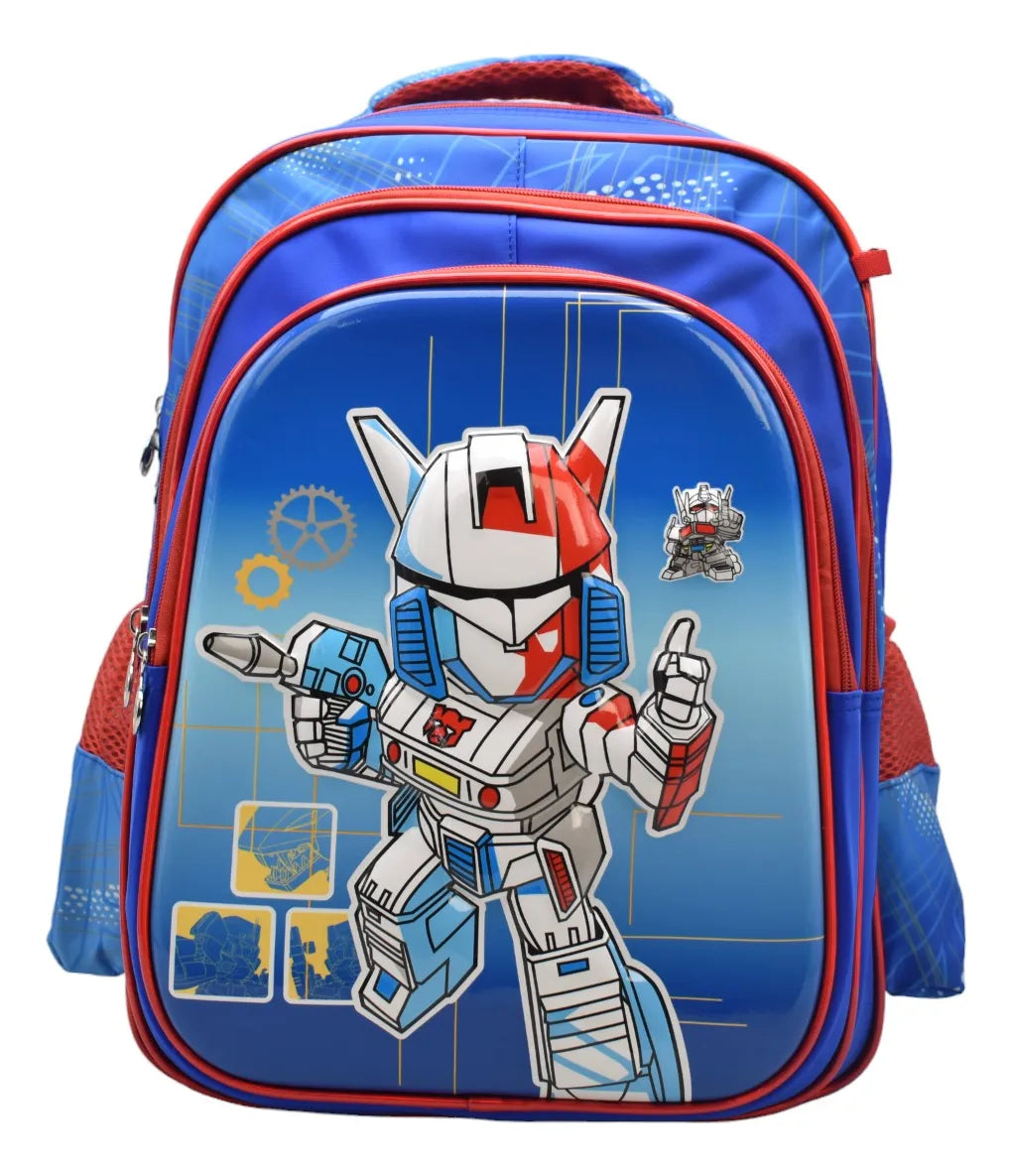 Mochila Robot Kit 3pz Primaria Ll24bpp502 Azul 3d