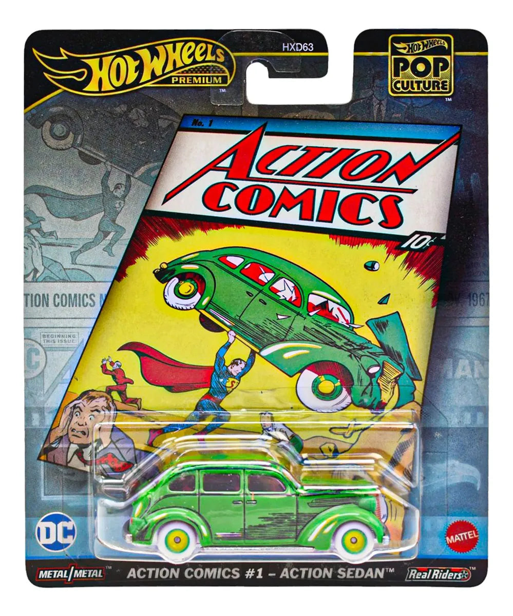 Hot Wheels Premium Pack 4 Vehiculos Pop Culture Hxd63 Mattel Multicolor