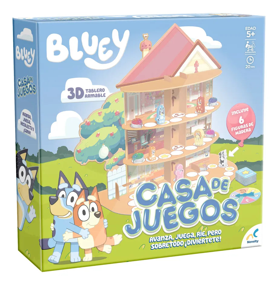Juego De Mesa Bluey Casa De Juegos Novelty