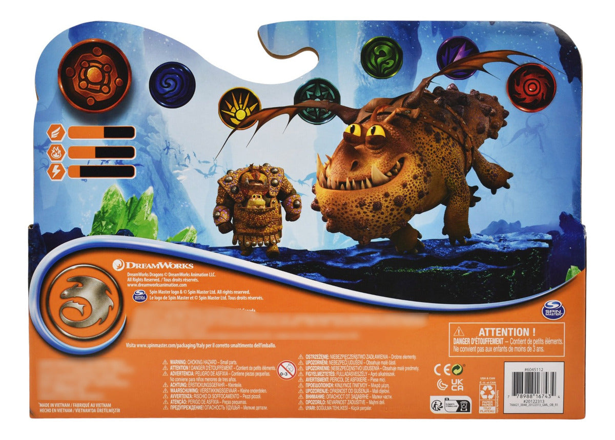 Dragones Pack 3 Figuras 21cm Con Accesorio Spin Master