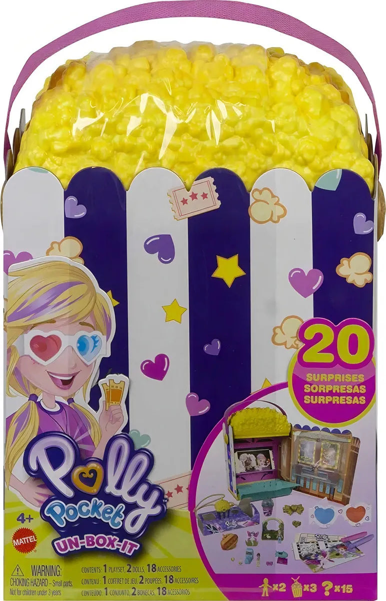 Polly Pocket Caja De Palomitas 20 Sorpresas Mattel