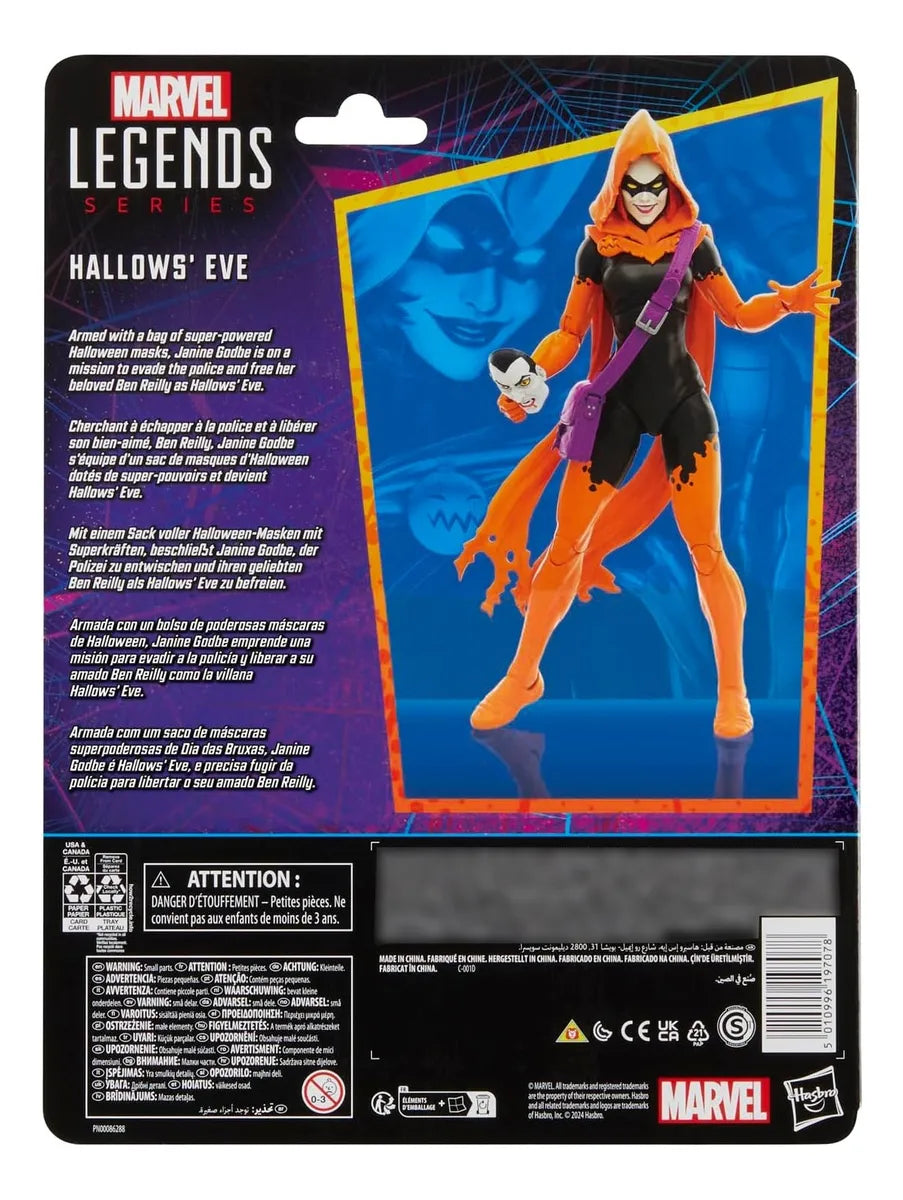 Marvel Legends Spiderman Hallows Eve Figura 15cm Hasbro Cf