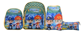 Mochila Lapicera Pinypon Action 4pz Color #3 Primaria 15988 Verde Etampado