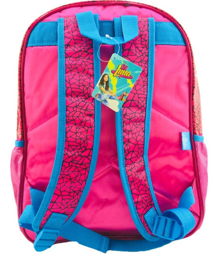 Mochila Soy Luna Super Like Metalica Rosa Original Atm