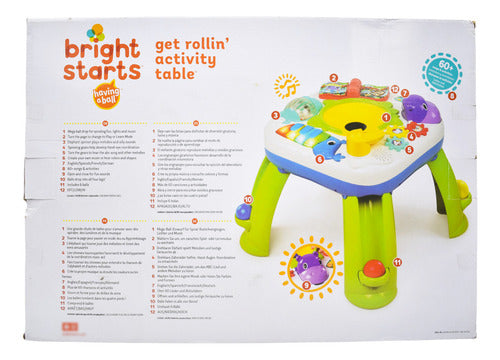 Mesa De Actividades Get Rollin 60 Sonidos Bright Starts Da Multicolor