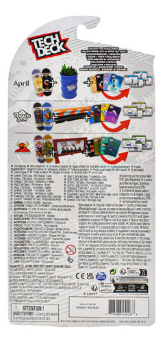 Teck Deck Vs Series Pack 6 Patinetas Accesorios Spin Master Multicolor Beige