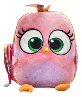Lonchera Térmica Angry Birds Stella Terciopelo 3d Yadatex Cd Rosa Terciopelo/3d