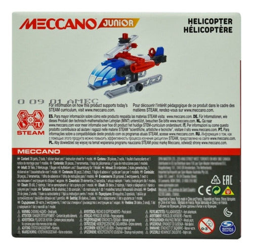 Meccano Junior Helicopter 20103 Spin Master 39 Helicopter