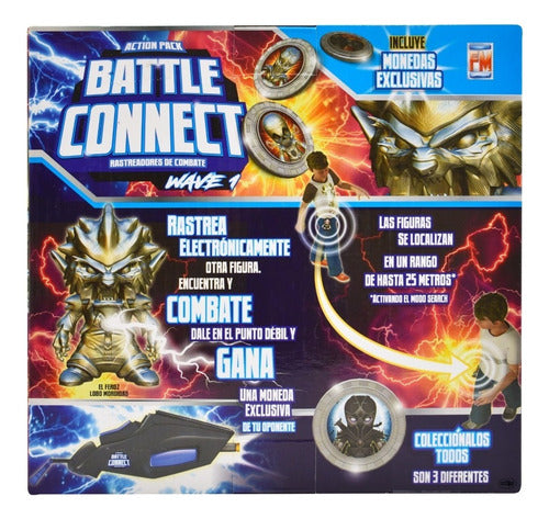 Battle Connect Serie 1 Lobo Mordidas 10cm Fotorama