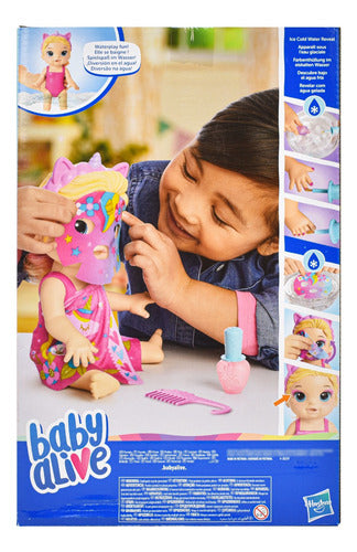 Baby Alive Bebe Dia De Spa Accesorios Muñeca 30cm Hasbro Cd