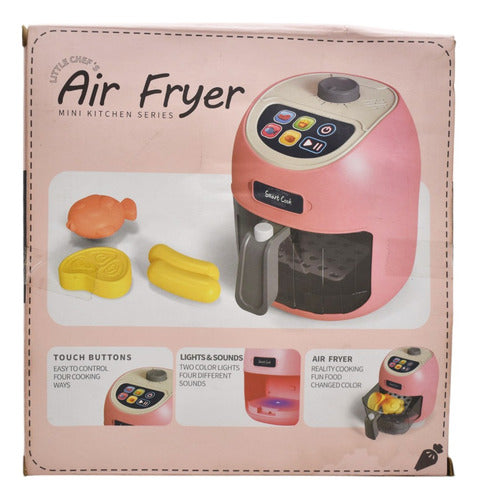 Juego De Freidora Luz Sonido Mini Kitchen Series Ld6613b Cf