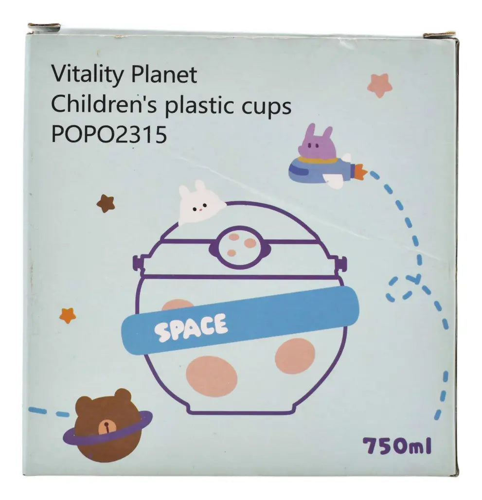 Botella Redonda Conejo Space 750ml Sm24coh236