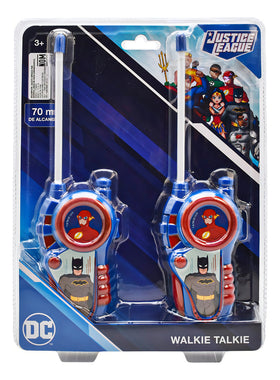 ToyMark Justice League Blue Walkie Talkies for Kids, 70m Range, 2 Pieces