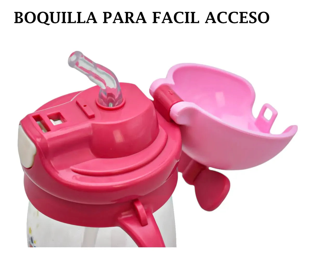Botella Para Niño Con 2 Asas Y Moño 350ml 82476