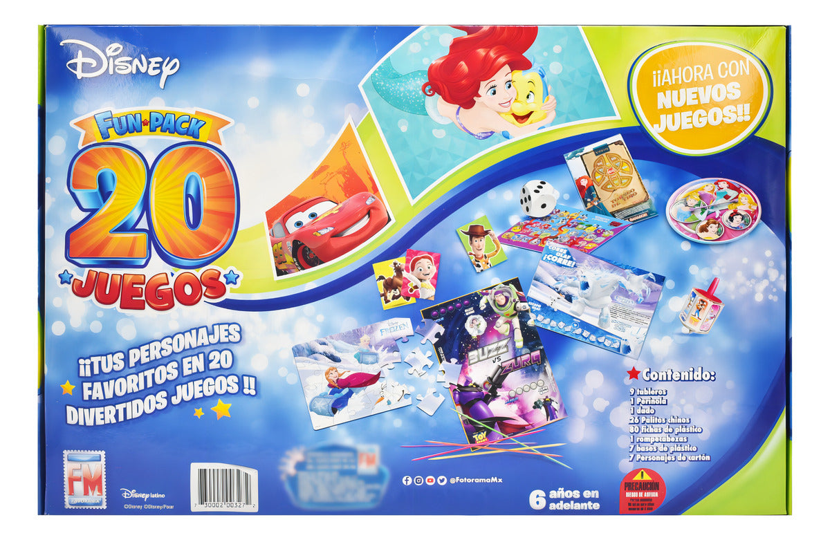 Disney Fun Pack 20 Juegos De Mesa Fotorama