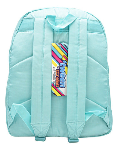 Mochila Escolar Stonefield 19L Estampado Arcoiris Unicornio Color Agua