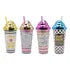 Vaso Plastico Metalizado Con Popote Pack 4pz #2 Sm22hat292