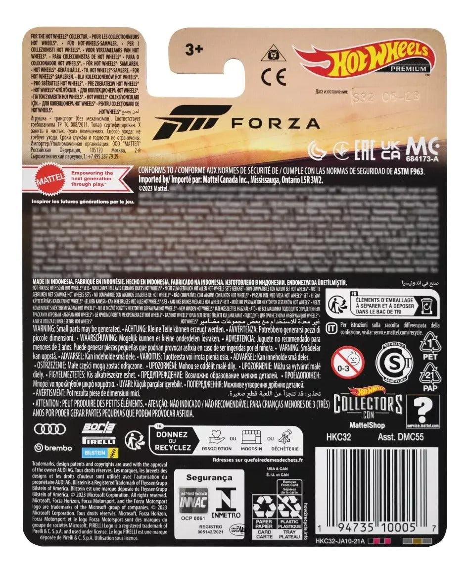 Hot Wheels Premium Pack 5 Vehiculos Escala 1:64 Dmc55 Mattel Multicolor