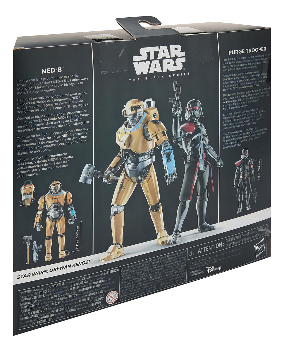Star Wars Obi Wan Ned-b Y Purge Trooper Grafito Black Hasbro
