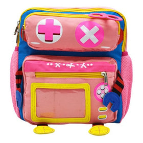 Mochila Escolar Lluvia Robot Rosa Mini Backpack 8L con Estampado
