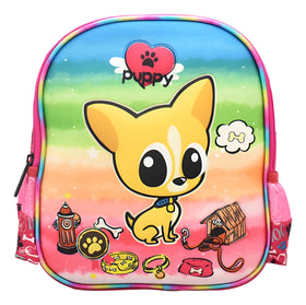 Lonchera Perro Chihuahua Corazon Puppy Termica 3d Lluvia Color Rosa