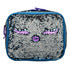 Lonchera Lluvia Ll19lbi02 Lentejuela Color Azul - 12cm X 21cm