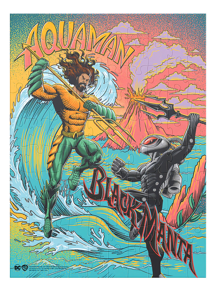 Dc Aquaman Rompecabezas De Bolsa 100pz Novelty
