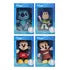 Disney Peluches Figuras De Posiciones Pack 4 Pz Ruz