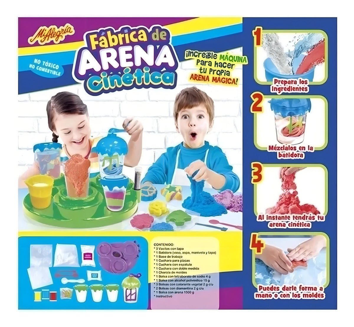Fabrica De Arena Cinetica Mi Alegria Color Multicolor