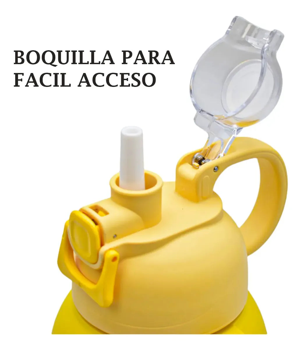 Botella Con Figura De Animalito Con Asa 1000ml Sm24coh243
