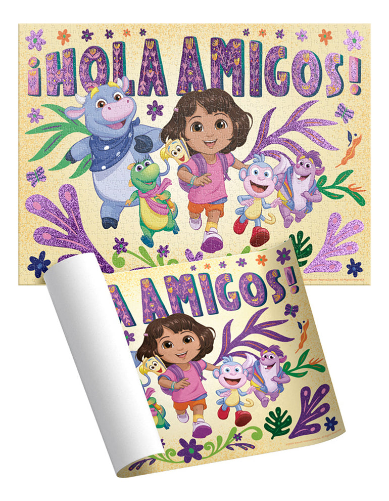 Rompecabezas Dora La Exploradora Infantil 60 Piezas Cilindro