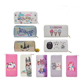 Cartera De Mano Pack De 3 Piezas Al Azar Estampadas Lluvia Color Variado Diseño De La Tela Estampado