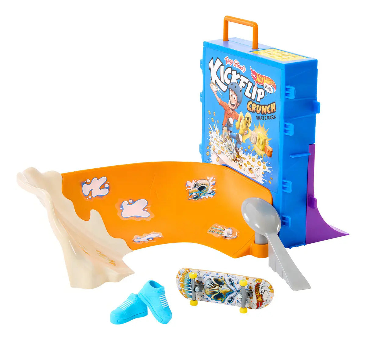 Hot Wheels Skate Pista De Juguete Set Bowl De Cereal Color Multicolor