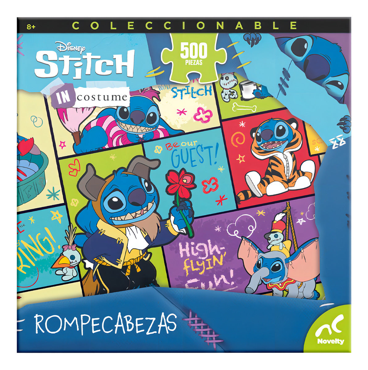 Rompecabezas Novelty 500 Piezas Stitch Disfrazado