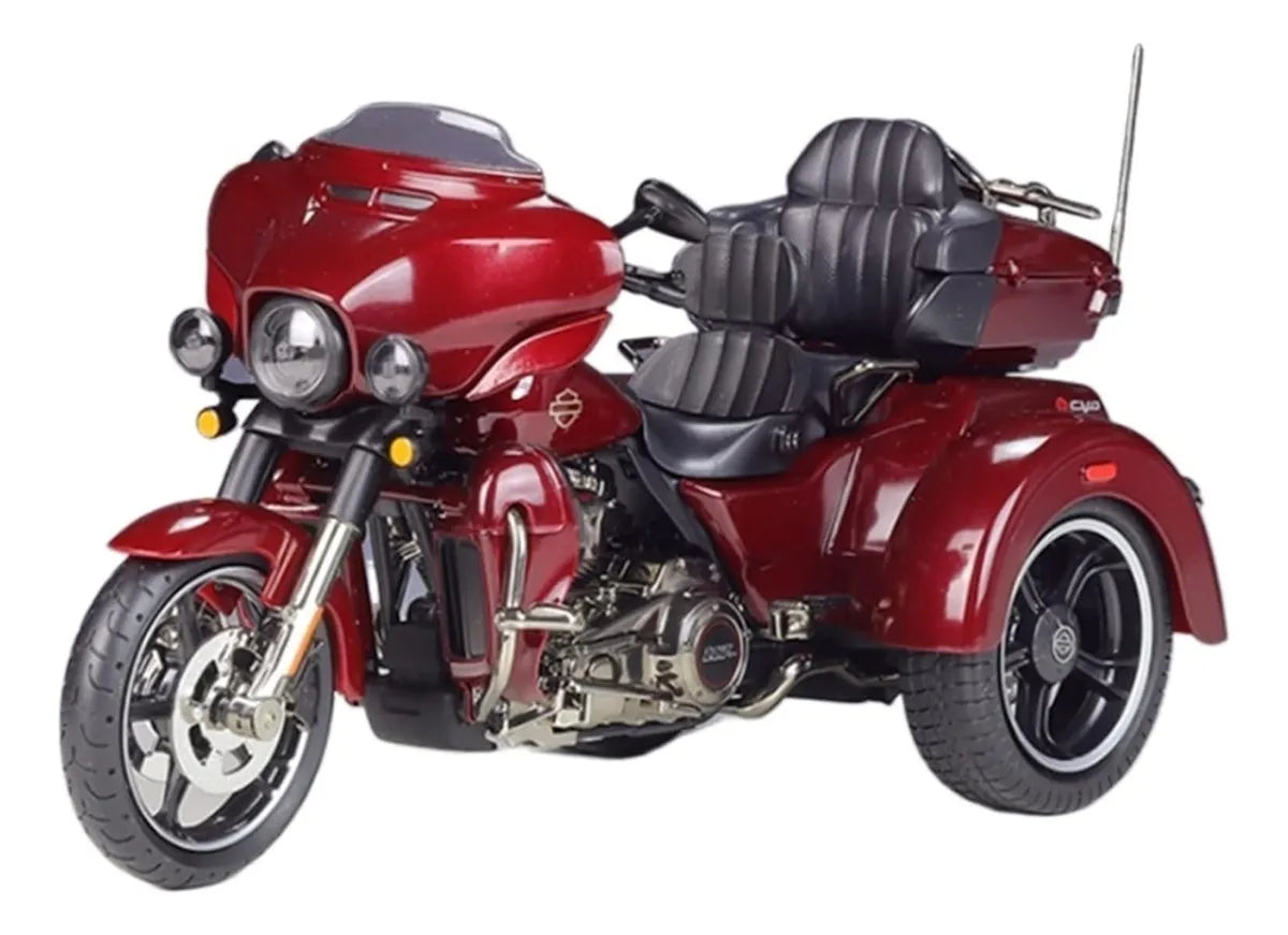 Harley Davidson 2021 Cvo Tri Glide Rojo 1:12 Maisto Da