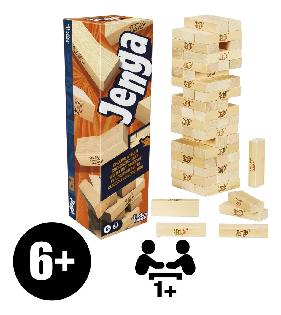 Jenga Juego De Mesa Clasico Con Dado Digital G1499 Hasbro