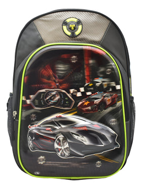 Mochila Torch Escolar 3D Lenticular Negro 24L Compartimento Laptop