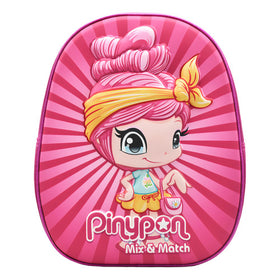Mini Backpack Pinypon Mix And Match 3d Rosa 15952 Famosa
