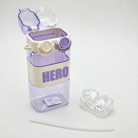 Botella De Tritan Doble Boquilla Hero 570ml Sm22hat414