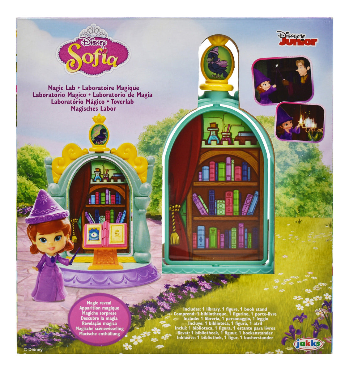 Disney Sofia Pack Laboratorio Y Pintura Real Jakks Pacific