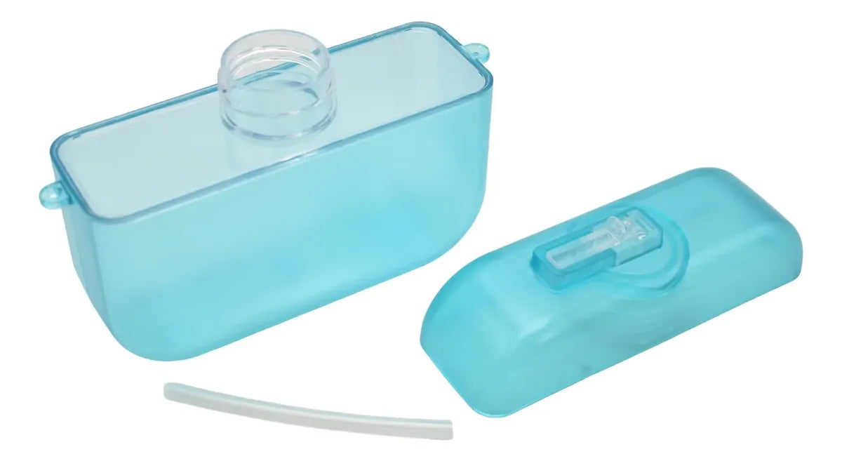 Botella En Forma De Maleta Con Pajilla 450ml Sm23cou290
