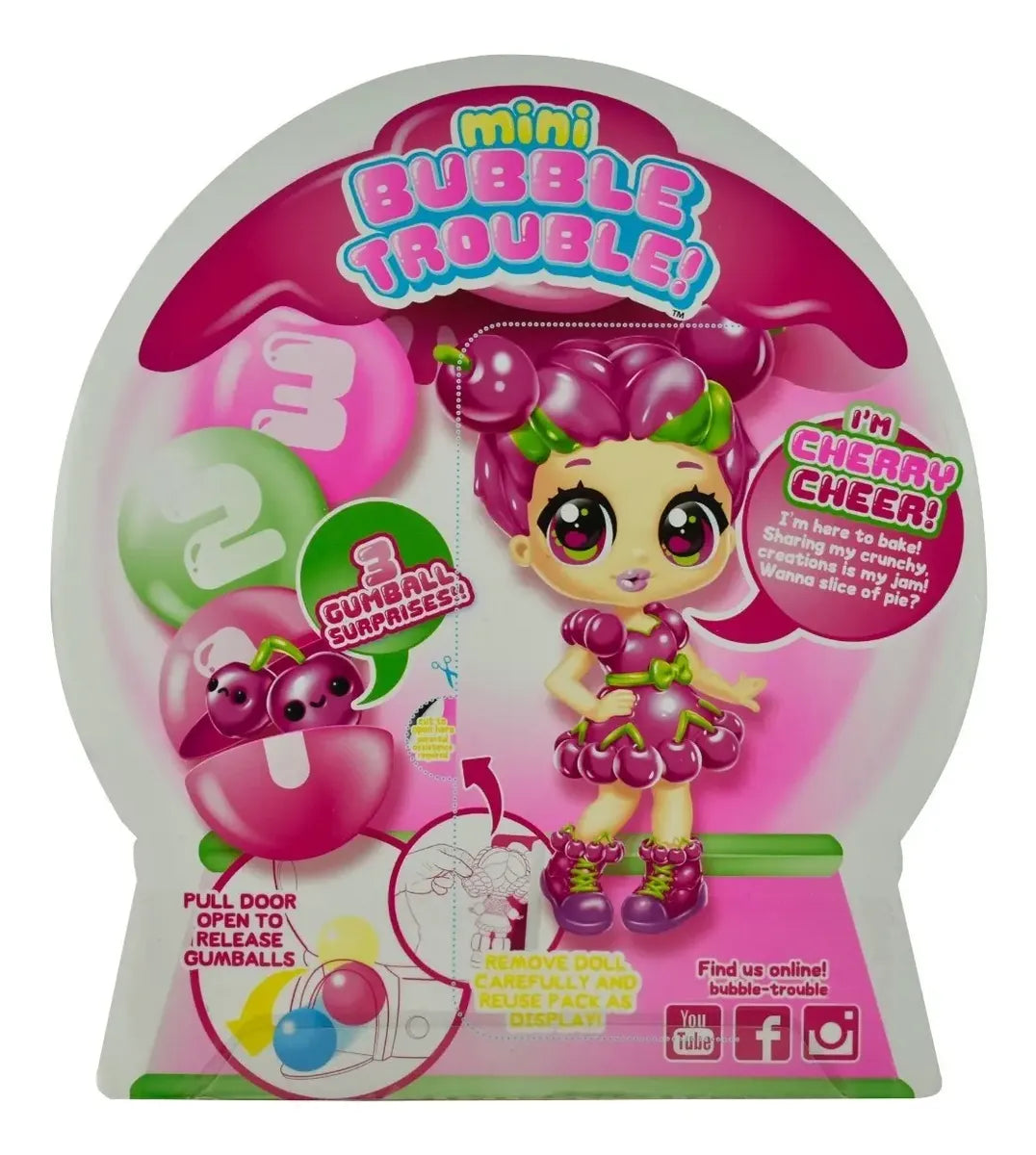 Mini Bubble Trouble Pack Cereza Y Sundae Headstar