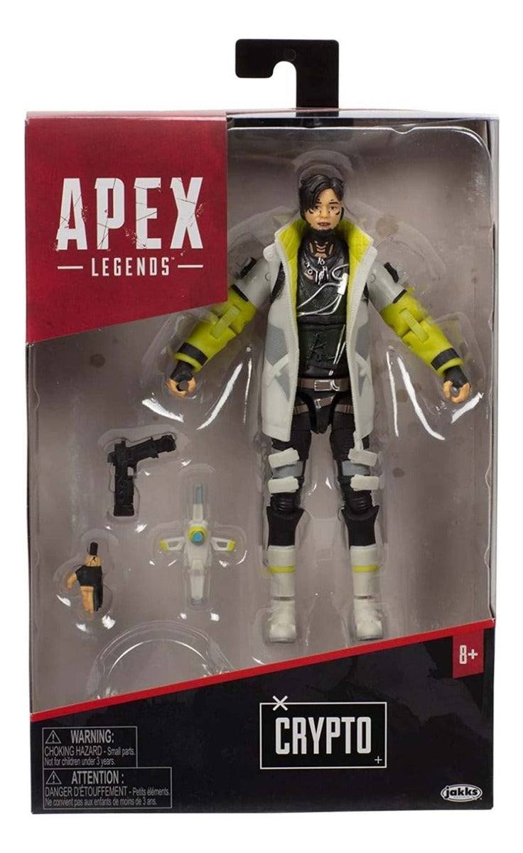 Apex Legends Figura Crypto De 6 Pulgadas Con Accesorios