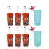 Vaso Lenticular Mickey Y Vaso De Malteada Pack 8pz Bestway