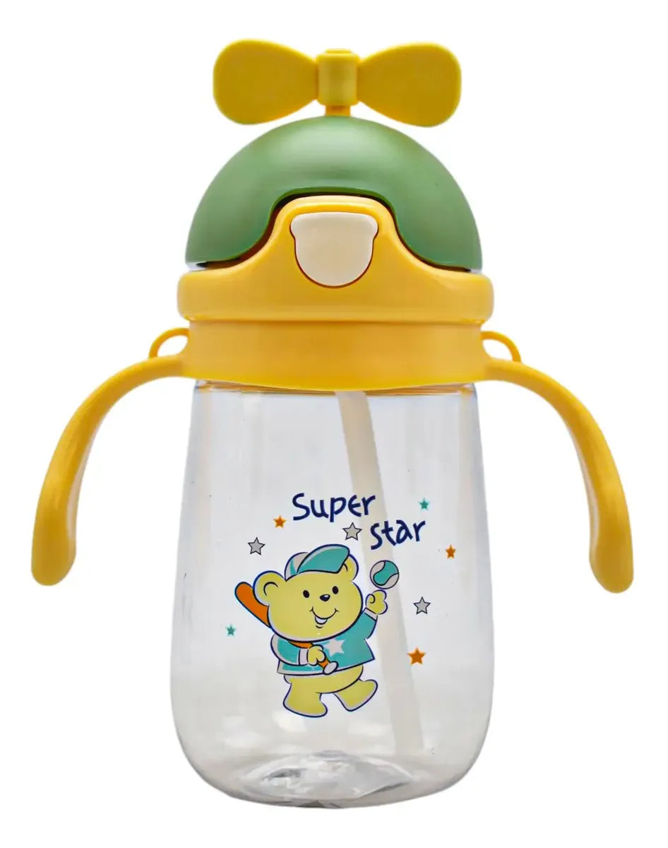 Botella Para Niño Con 2 Asas Y Moño 350ml 82476
