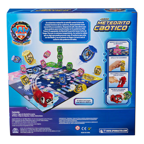 Cardinal Meteorito Caótico Para Niños Paw Patrol