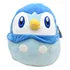 Peluche Piplup Sqpk00041 Jazwares Squishmallows Azul Tamaño Grande